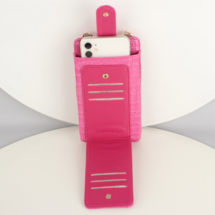 Zoozie Bags Bolso Cruzado de Piel para Teléfono Rosa Zoozie Bags Bolso Cruzado de Piel para Teléfono Rosa